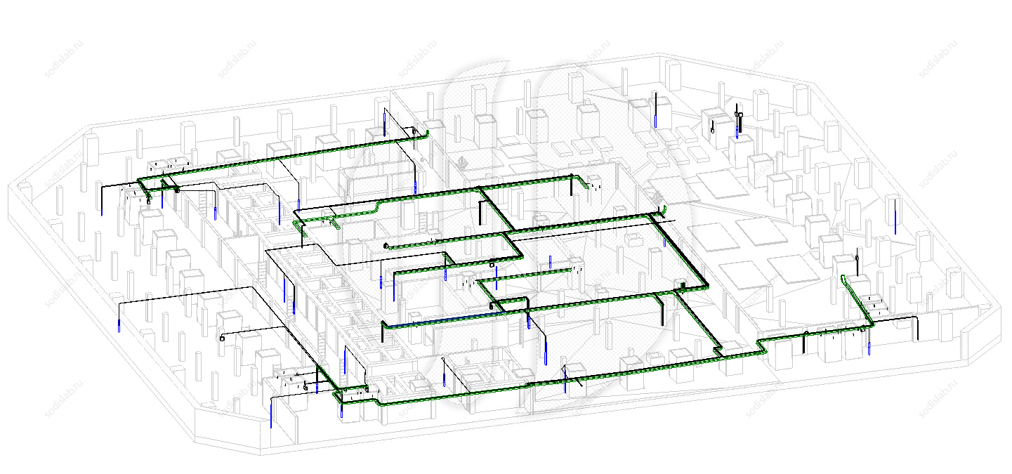 SHM SODIS LAB fragment for Akhmat Tower