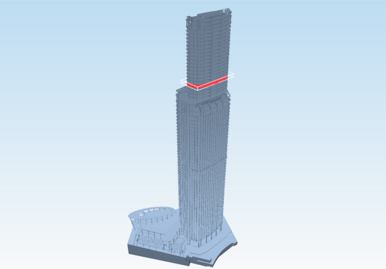 BIM of Eurasia tower © SODIS Lab