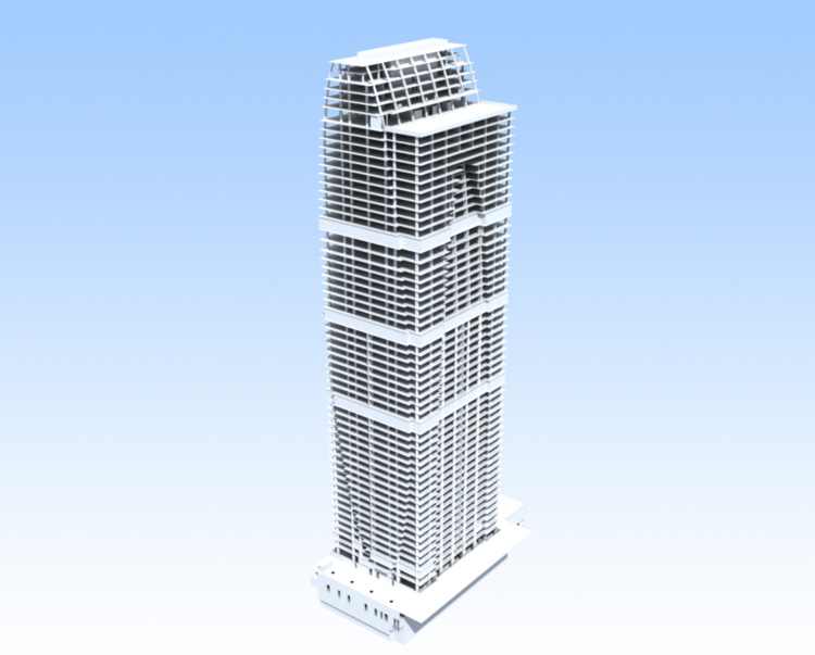 BIM of Imperia tower © SODIS Lab