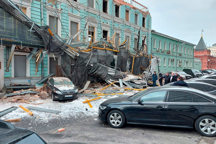 Автоматизированный мониторинг состояния лёгких временных конструкций